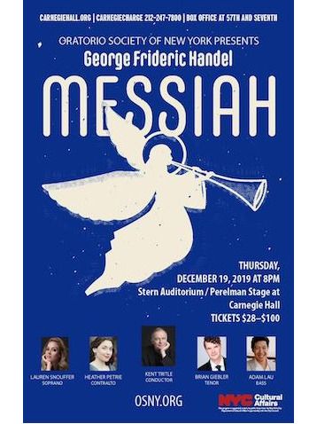 Signed Poster from the 2019 Messiah Concert