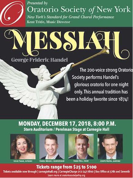 Framed Poster from December 2018 Messiah Concert