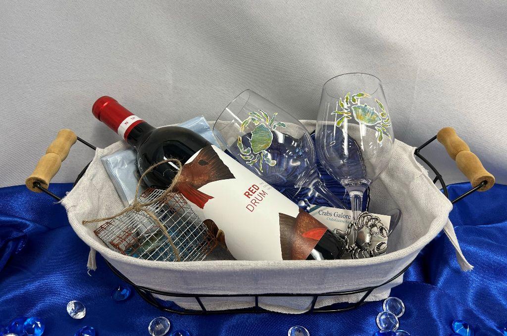 Nautical Wine Basket