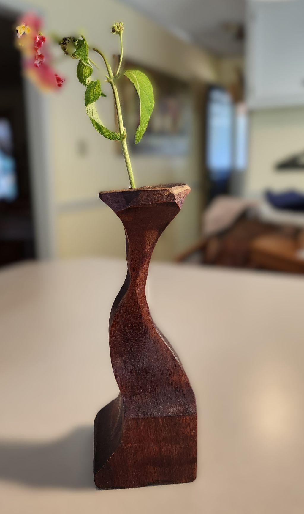 Mahogany Bud Vase #1 by Jason