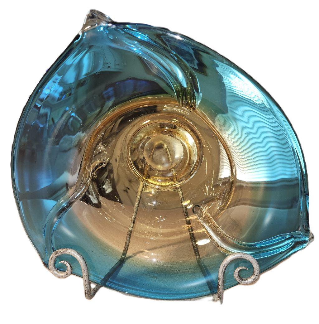 Decorative Glass Bowl - donated by Bob Kersh