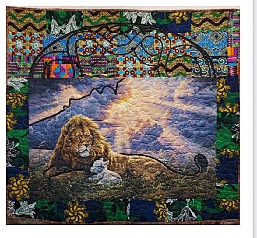 Lion and Lamb Quilt - by Ravin Lovett