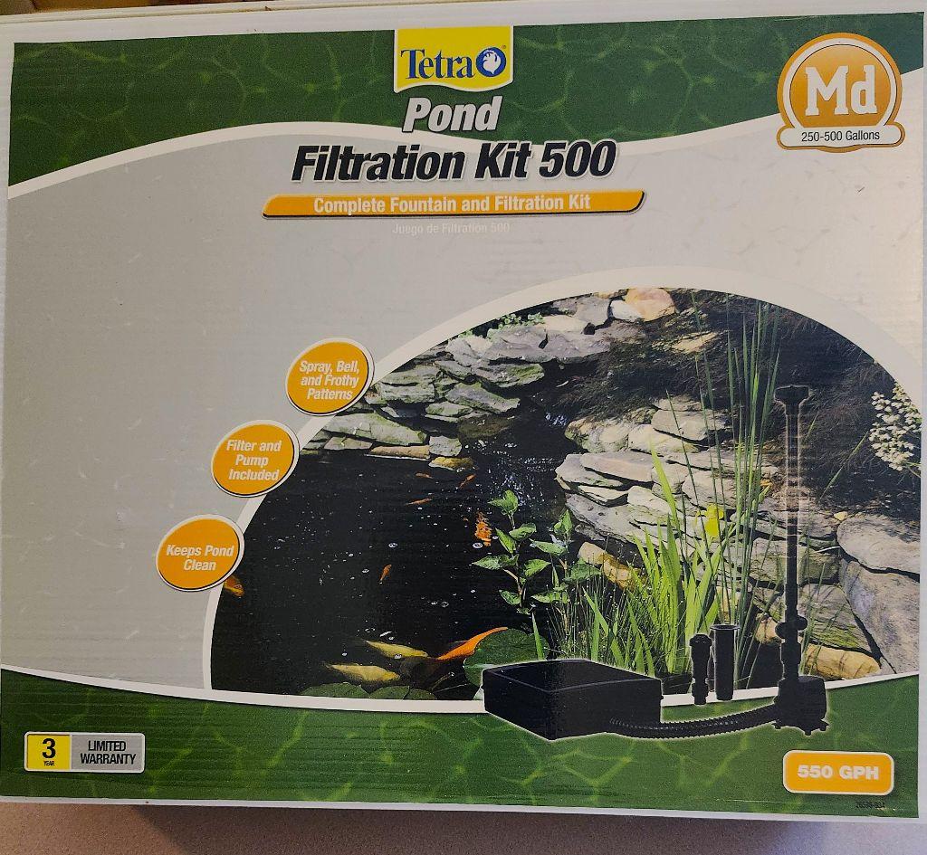 Garden Pond Pump & Filter Kit