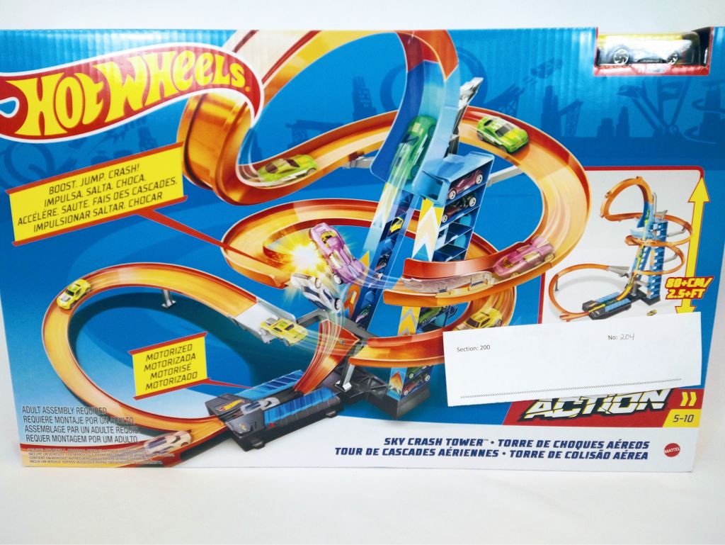 Hot Wheels Sky Crash Tower & Hot Wheels Set