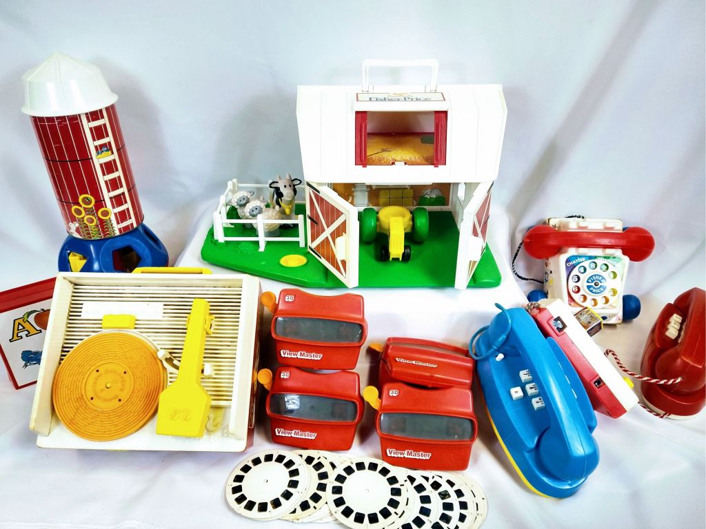 Fisher Price Childhood Flashback 70's-80's Toys