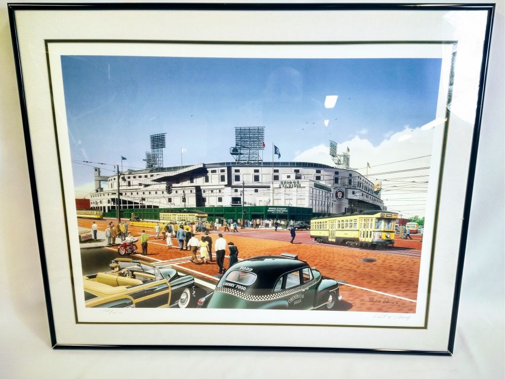 Briggs Stadium (Tigers Stadium) Framed Print