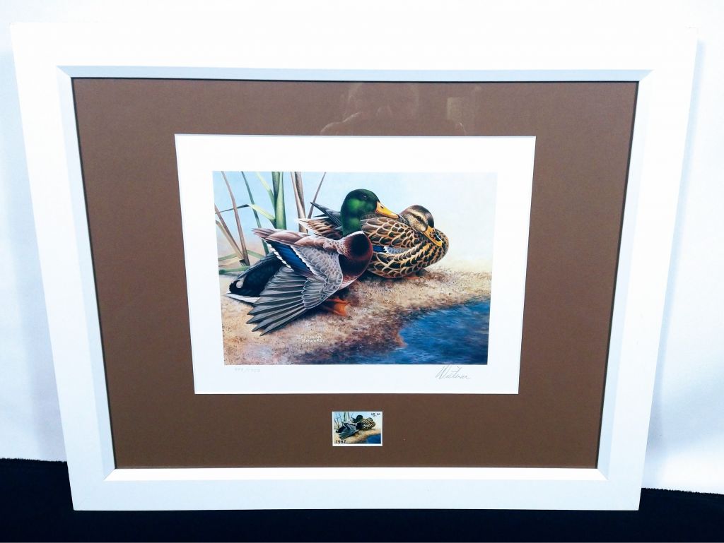 Ducks Unlimited Framed Mallard Print with Duck Stamp