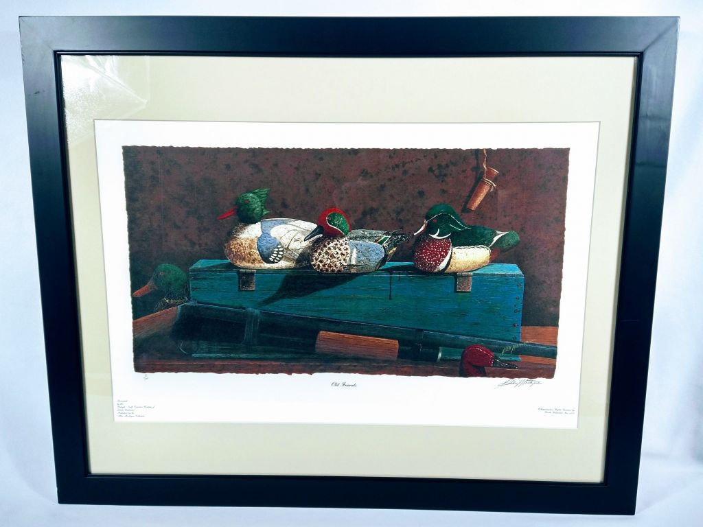 Ducks Unlimited Framed Signed/Numbered Print ''Old Friends''