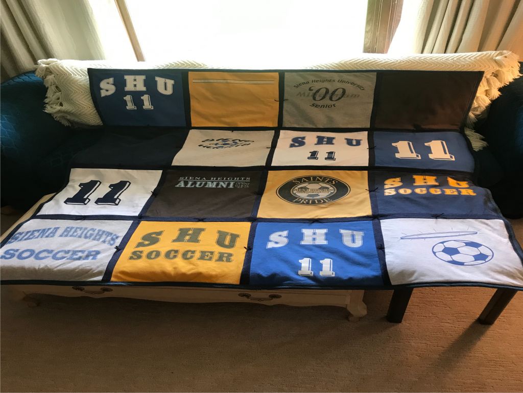 Handmade T-Shirt Quilt