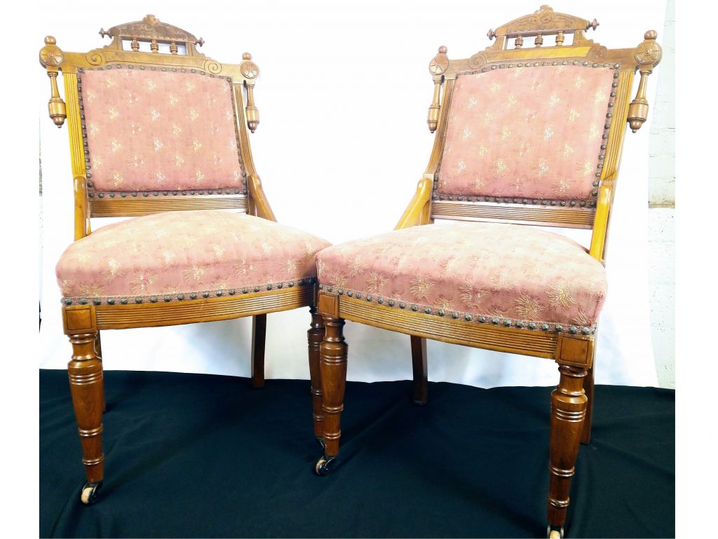 Pair Antique Chairs circa 1890's
