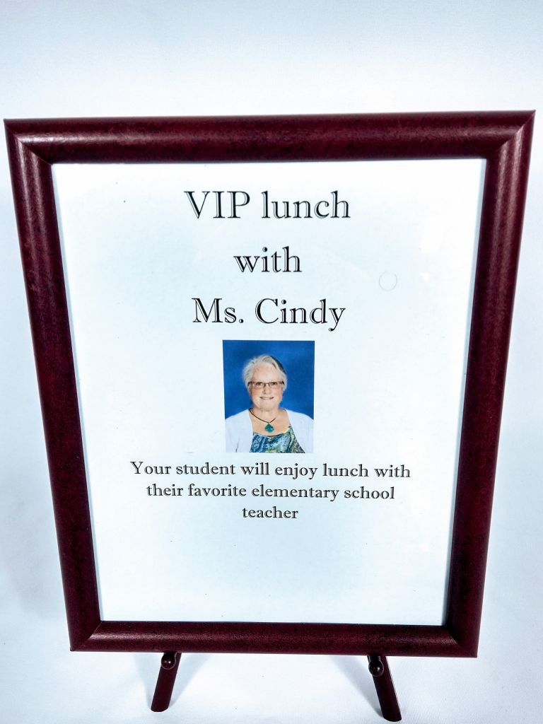 Lunch with Ms. Cindy