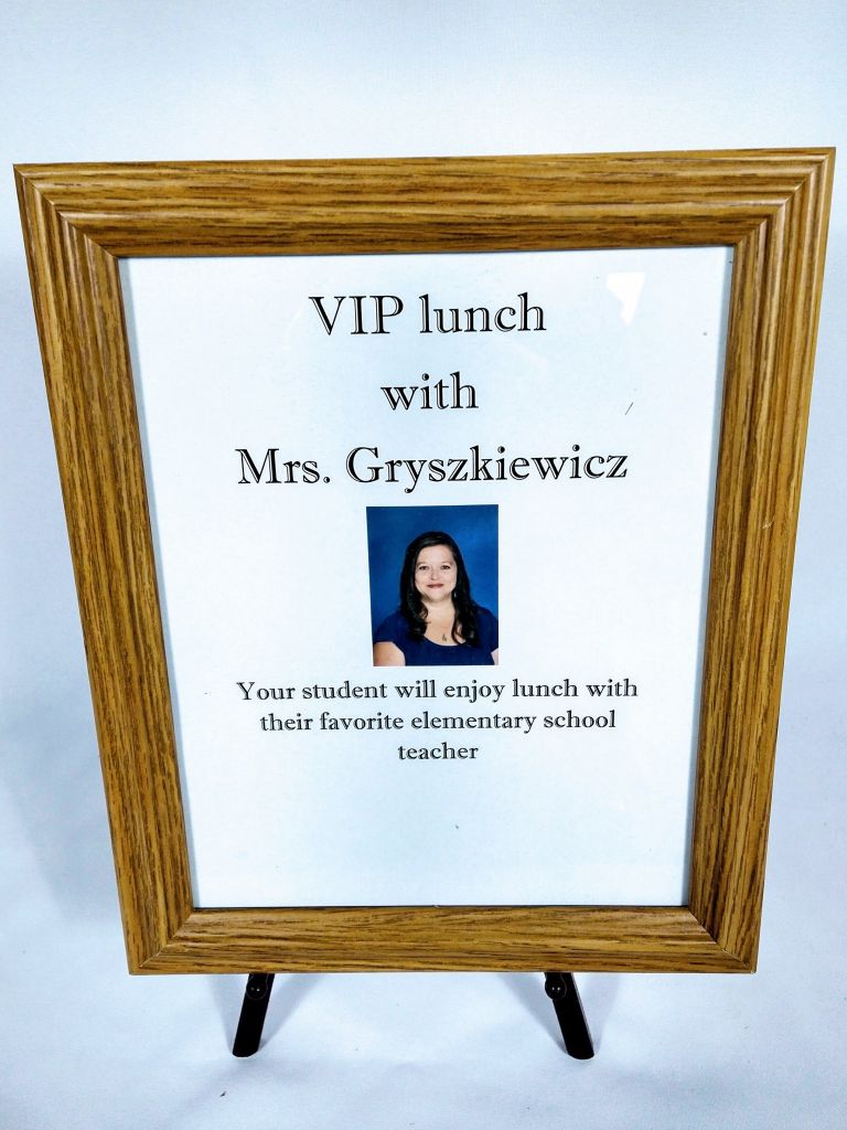 Lunch with Mrs. Gryszkiewicz