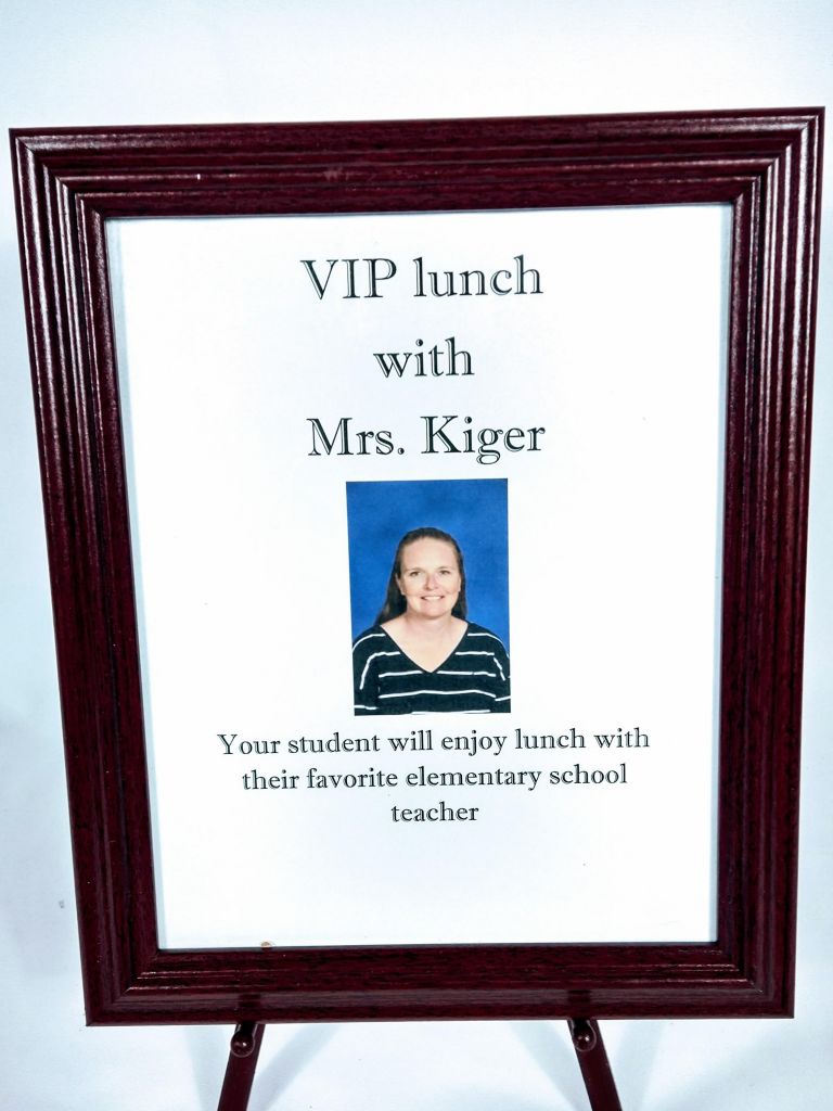 Lunch with Mrs. Kiger