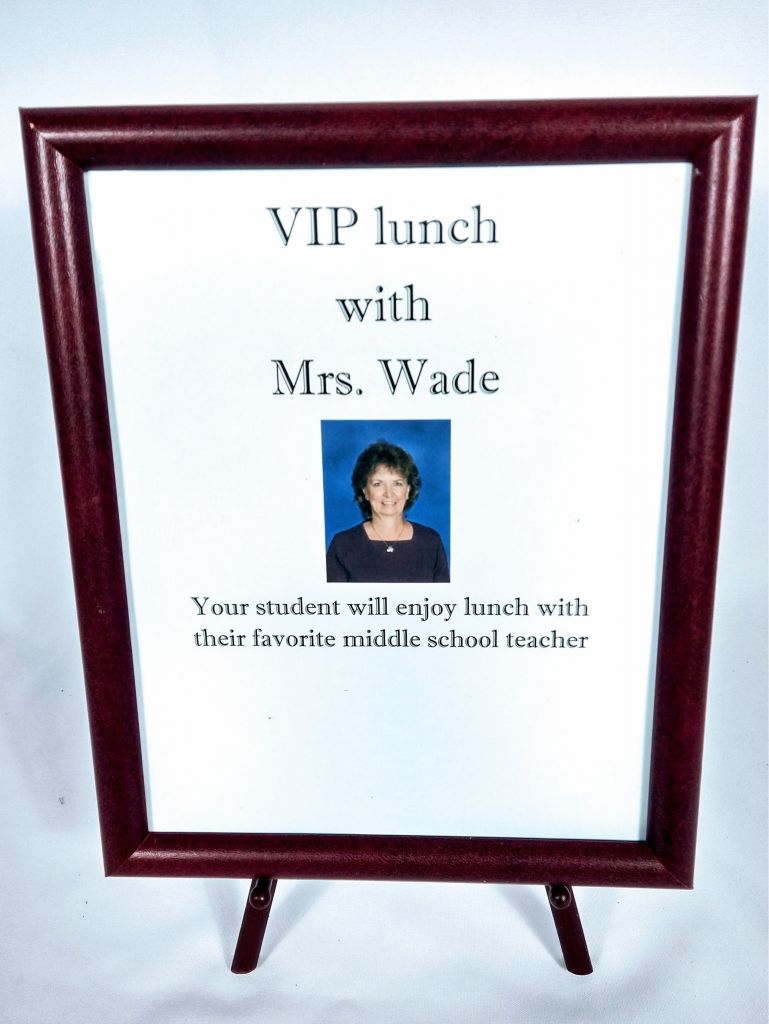 Lunch with Mrs. Wade