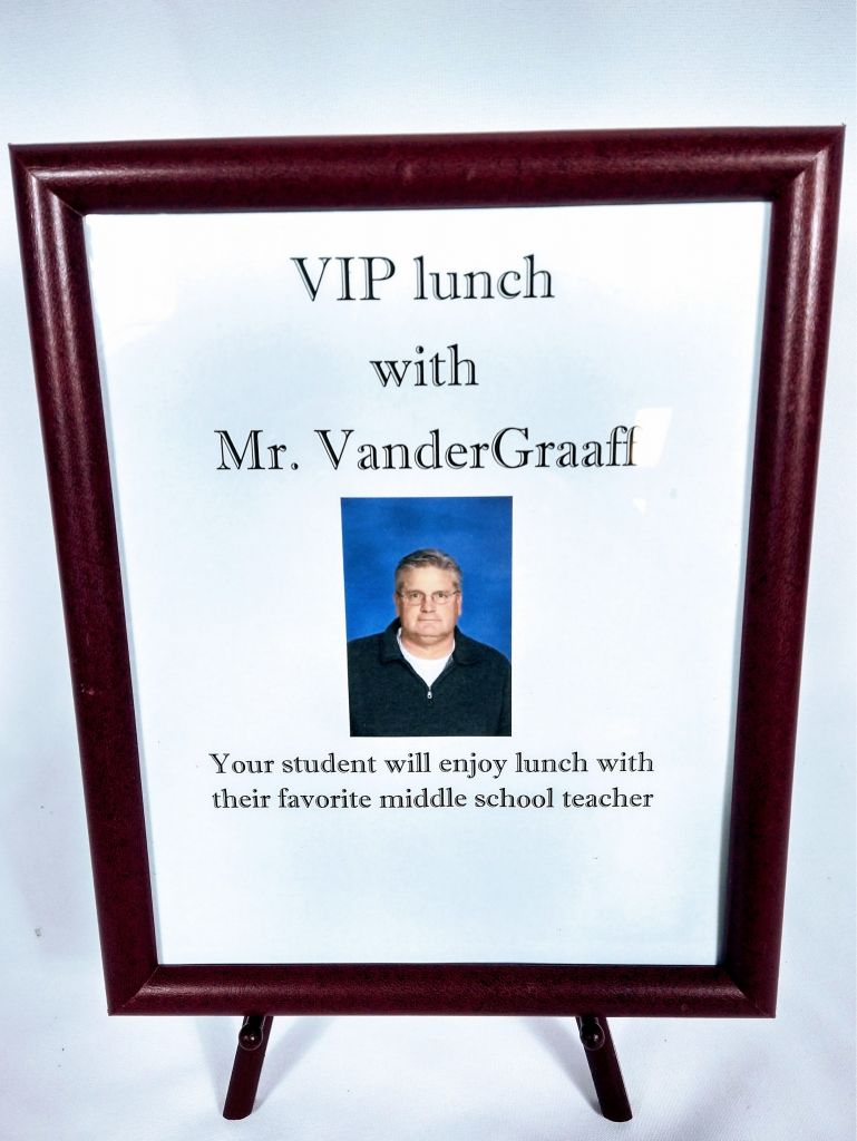 Lunch with Mr. VanderGraaff