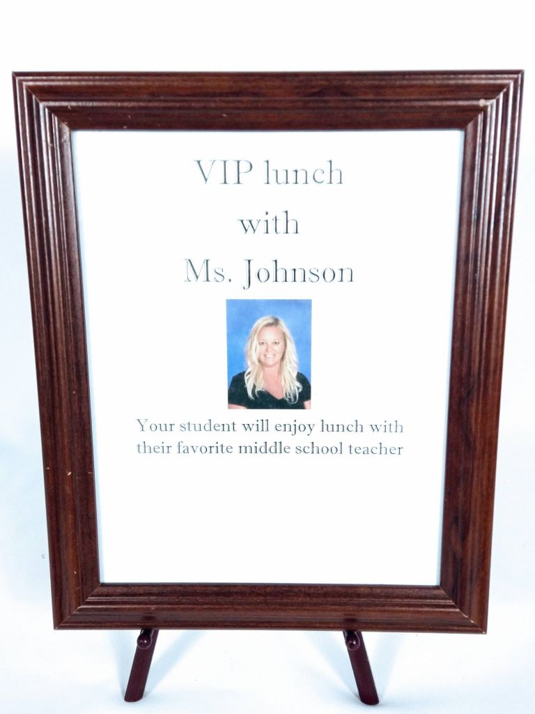 Lunch with Mrs. Johnson