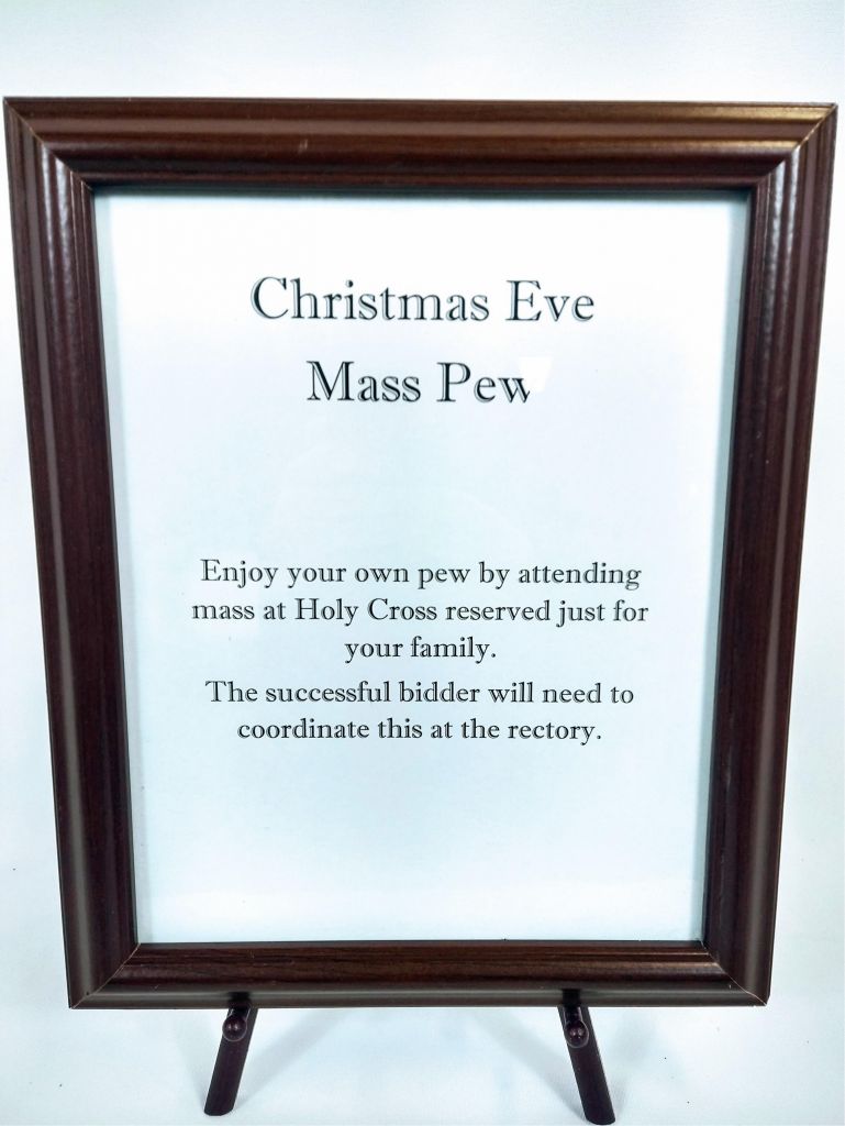 Christmas Eve Mass Church Pew