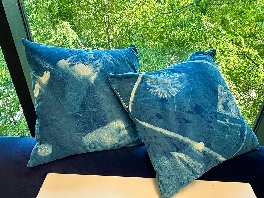 First Exposures 2025/2026 - Cyanotype Pillows (Squar...