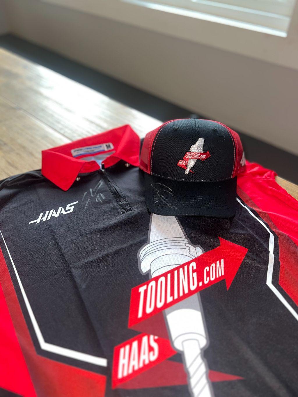 Autographed Cole Custer Haas Racing Team Crew Shirt ...