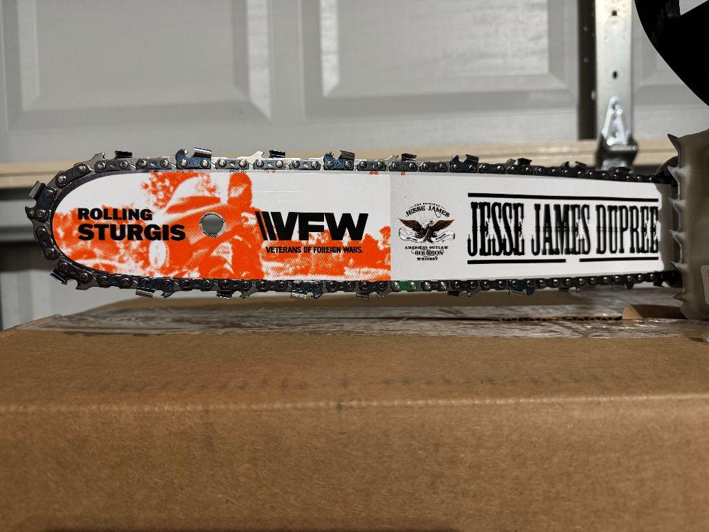 Jackyl Chainsaw Autographed by Jesse Dupree
