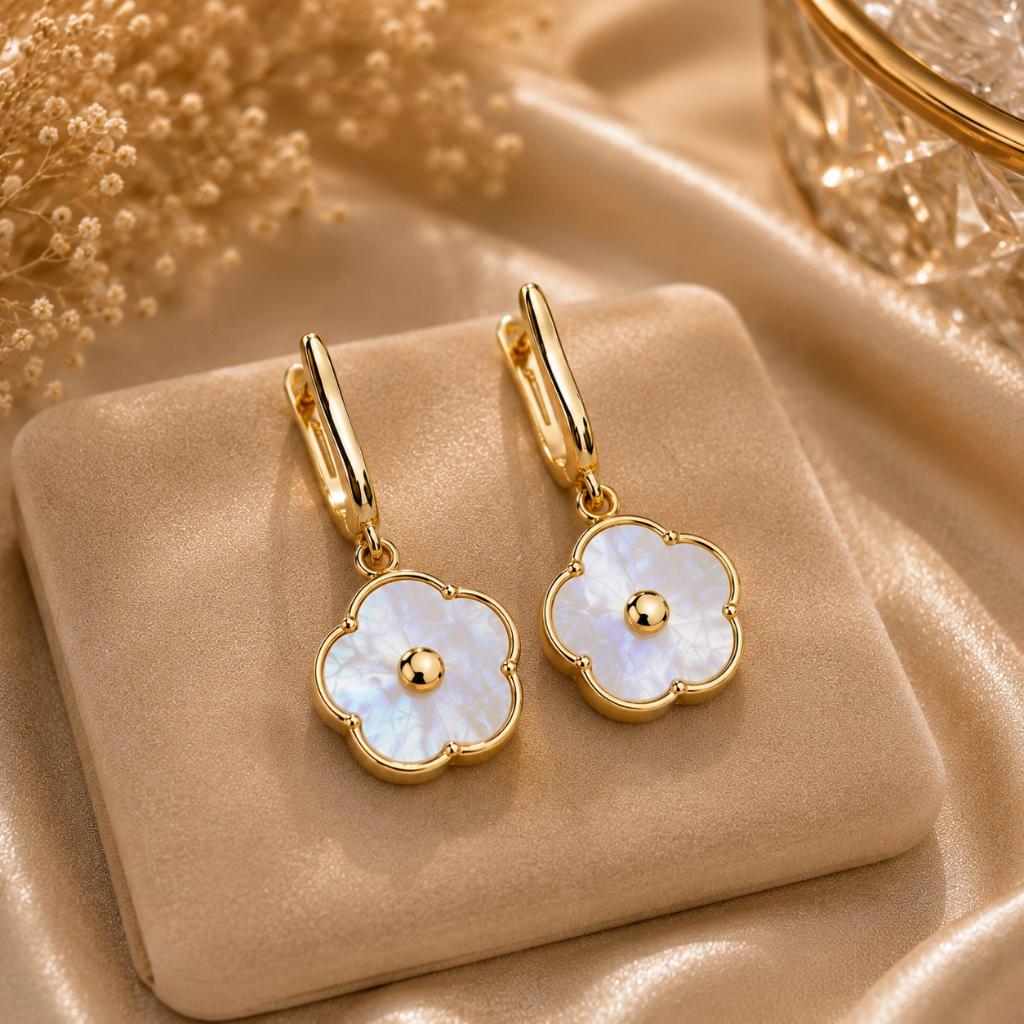 Elegant Mother-of-Pearl Earrings