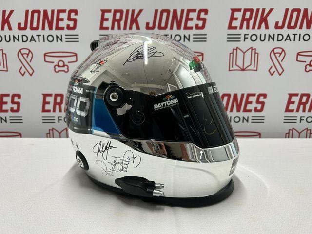 Autographed 2026 Daytona 500 Firebird Chrome Helmet