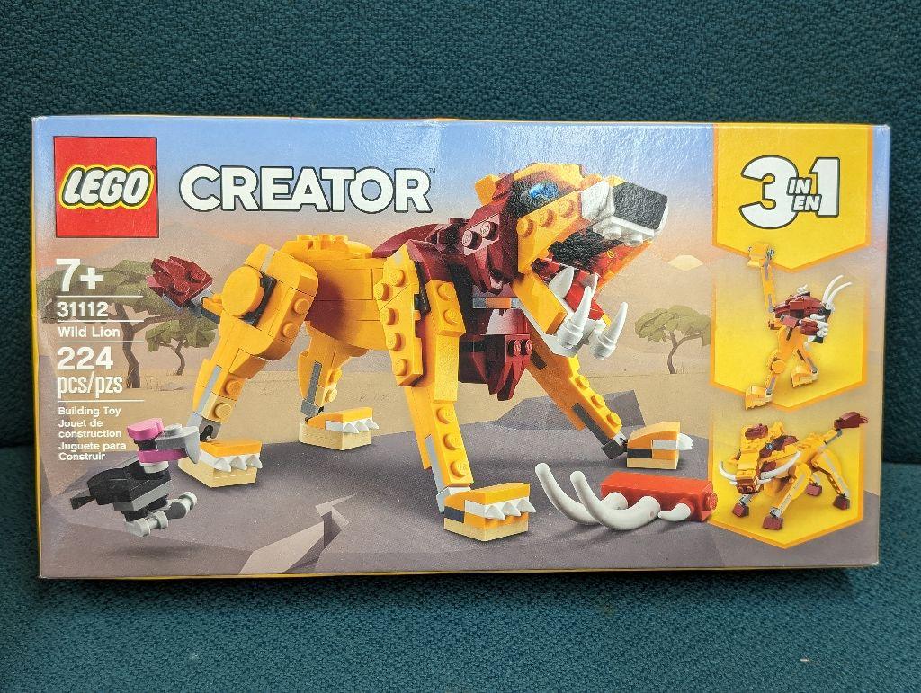 LEGO Creator 3in1 Wild Lion 31112