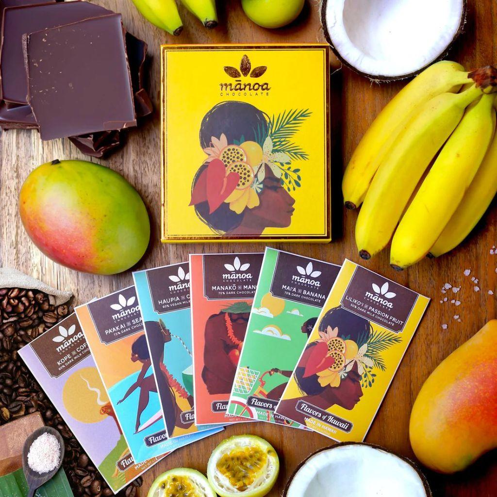 Manoa Chocolate Flavors of Hawaii Gift Box