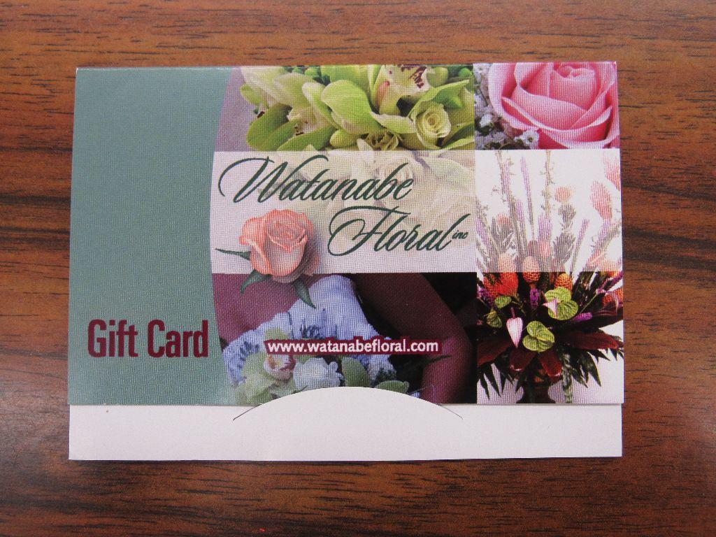 Watanabe Floral Gift Card ($50)