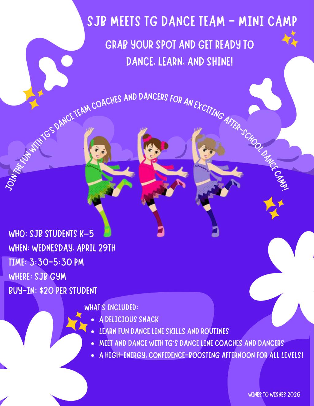 TG Dance Team Mini Camp