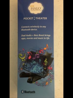 HALO Wireless Pocket Theater Speaker Stand for Tablets and Cell Phones