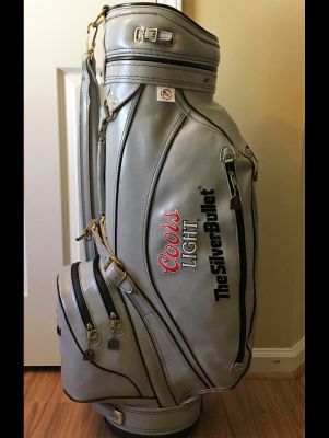 Ron Miller Coors Light Custom Golf Bag with Cover