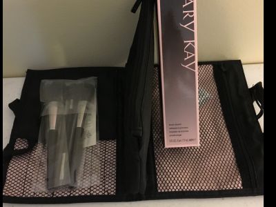 Mary Kay Brush Collection, Travel Bag and Brush Cleaner