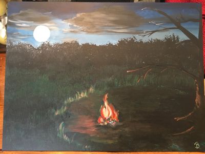 Campfire Painting