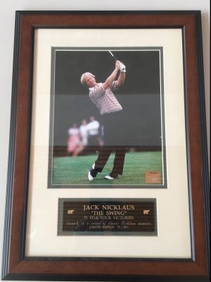 Jack Nicklaus Framed Photo