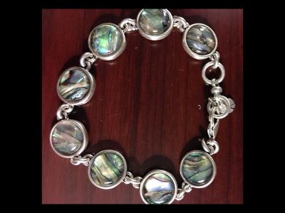 Lucky Brand Mother of Pearl Link Bracelet