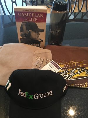 Joe Gibbs Racing - Game Plan for Life Book and Matt Kenseth T-Shirt