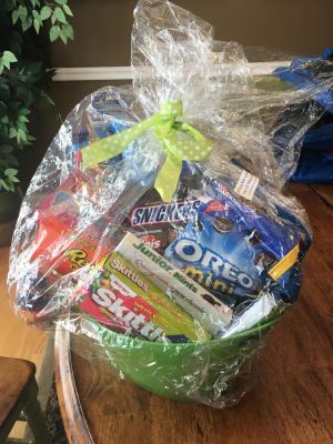 Family Movie and Snack Gift Basket