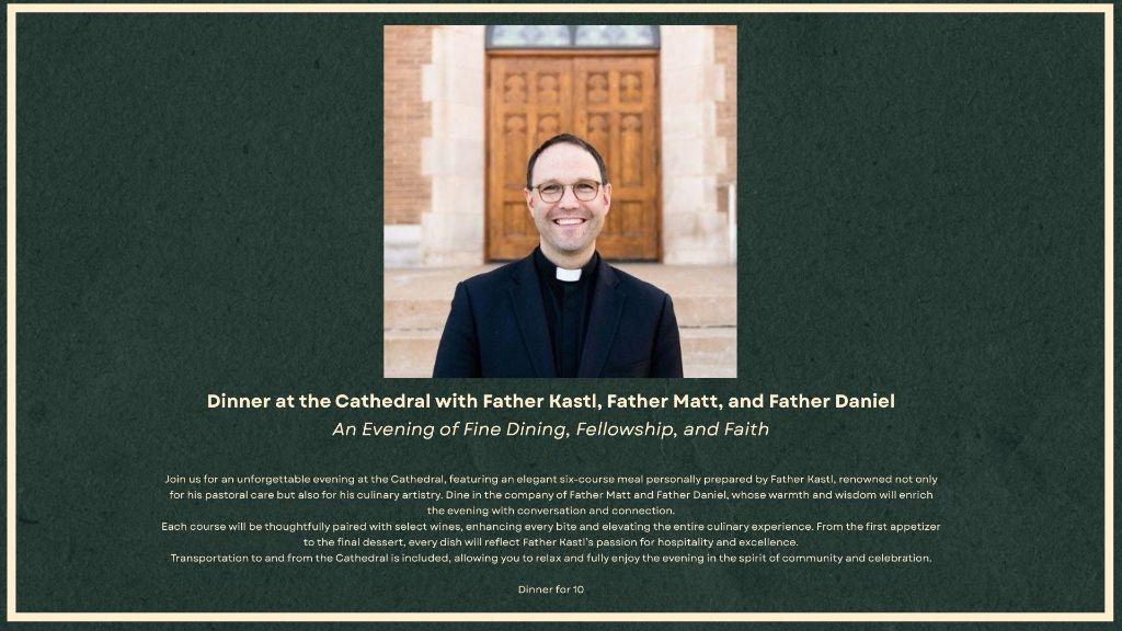 DIVINE DINING AT THE CATHEDRAL