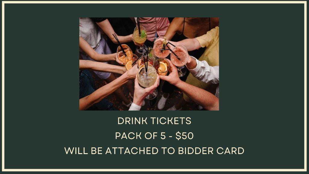 5 Pack of Drink Tickets