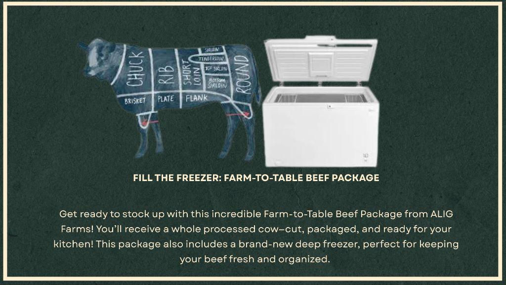Fill the Freezer: Farm-to-Table Beef Package