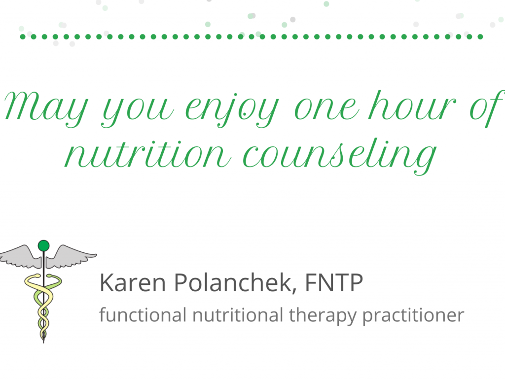 RAFFLE: 1-hour Nutrition Counseling Session