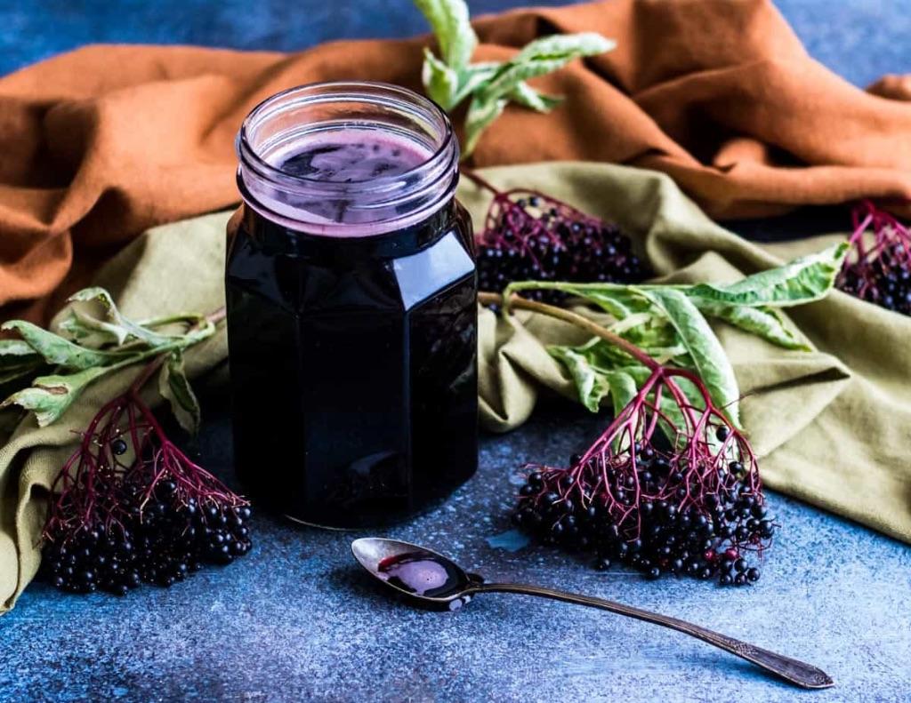 ELDERBERRY SYRUP MAKING 2025