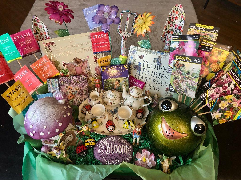 RAFFLE: FAIRY GARDEN TEA PARTY GIFT BASKET