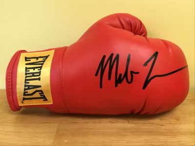 Mike Tyson Glove in Display Case