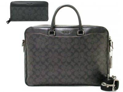 Coach Briefcase with Matching Wallet