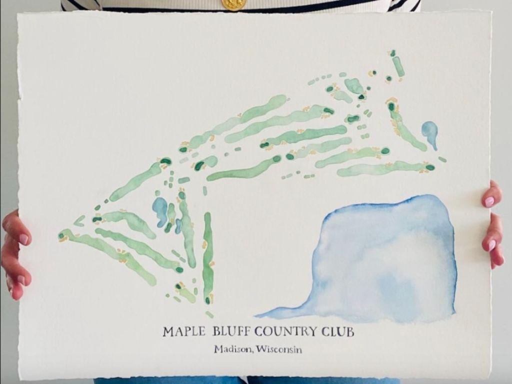MAPLE BLUFF GOLF COURSE FINE ART PRINT