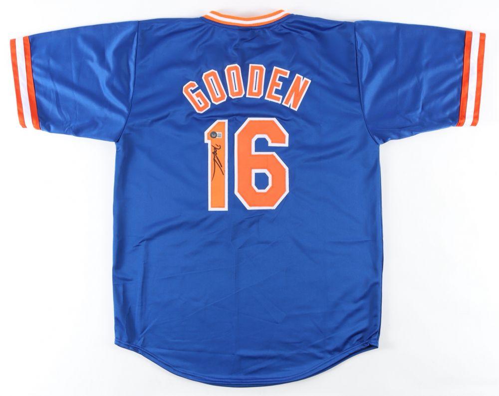 One Dwight ''Doc'' Gooden Signed Jersey (Beckett)