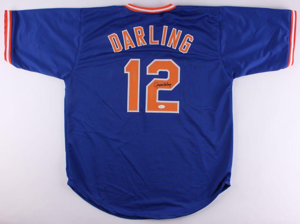 Ron Darling Autographed Jersey Inscribed ''1986 WS Champs''(JSA)