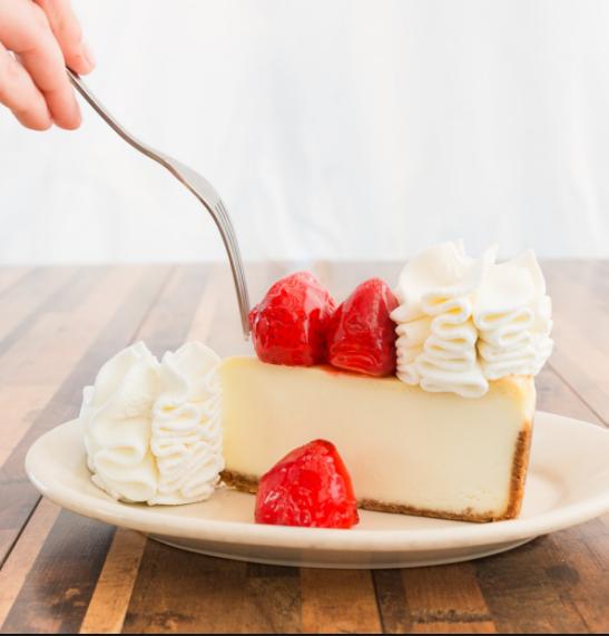 Two $50 gift cards from The Cheesecake Factory